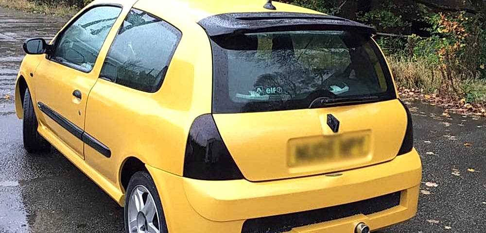 Renault Clio Yellow Respray