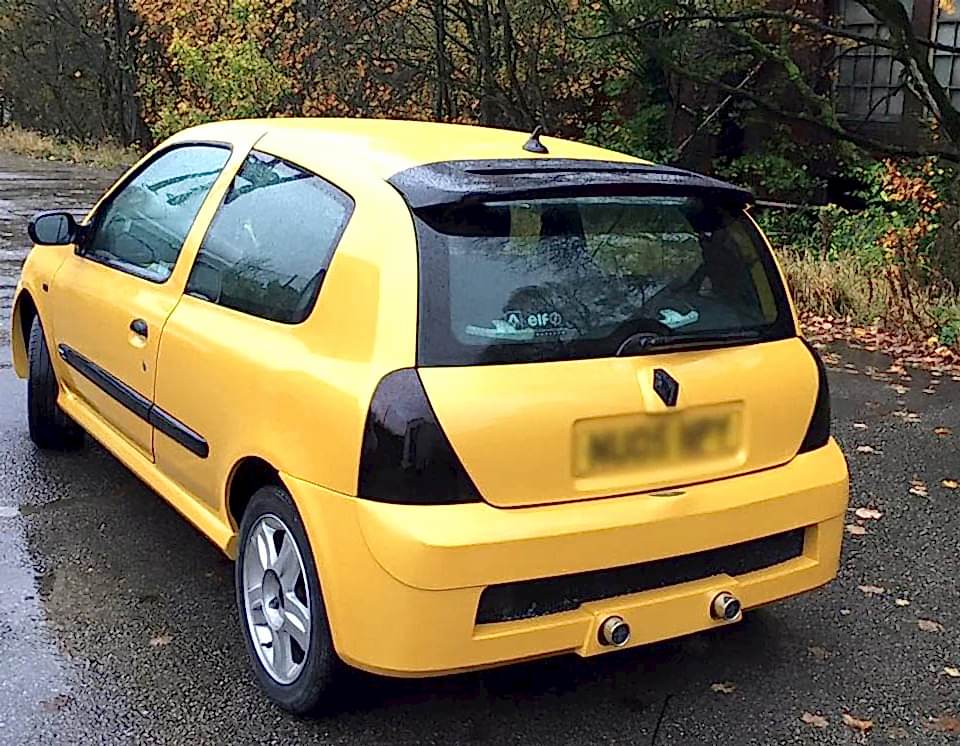 Renault Clio Yellow Respray